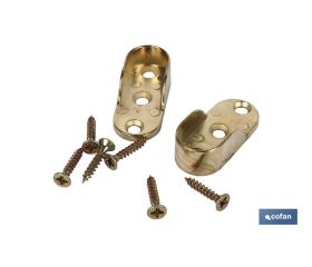 Soporte barra Armario Metal