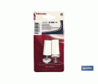 TOPE PERSIANA 40MM MARFIL 2 UDS