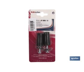 2 UDS. TOPE PARA PERSIANA MARRÓN 60 MM VENTA UNITARIA