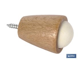 Tope puerta madera
