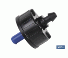 Gotero auto compensante con caudal de 4,1 Litros / Hora | Adaptable a todo tipo de cultivos, plantas y arboles