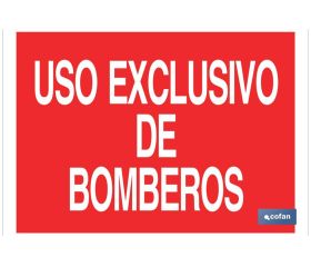 Uso exclusivo Bomberos. El diseño de la señal puede variar, pero en ningún caso se variará el significado de la misma.