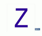Z Letra en glasspack