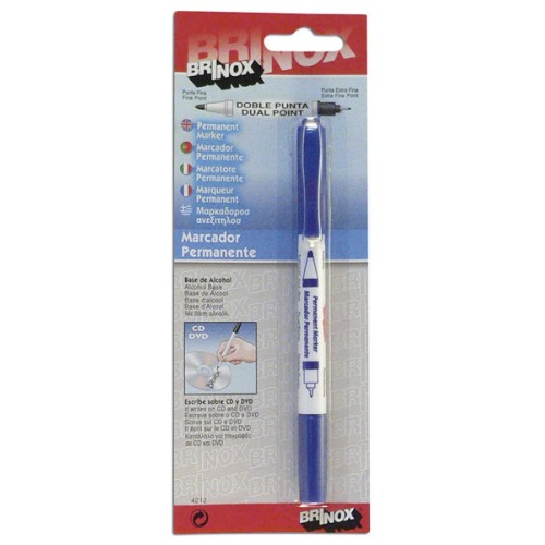 B4212-C Marcador permanente Doble punta. Azul
