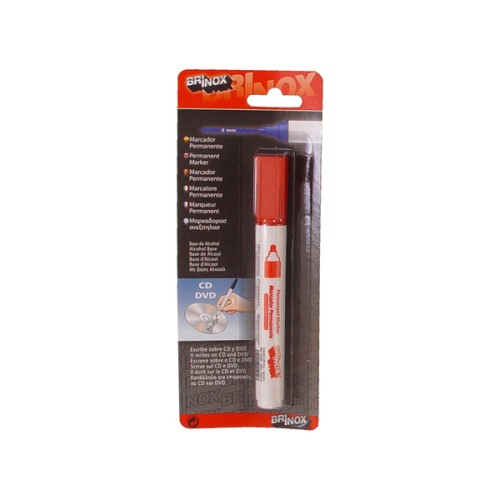 B4213-R Marcador permanente Punta 2 mm. Rojo