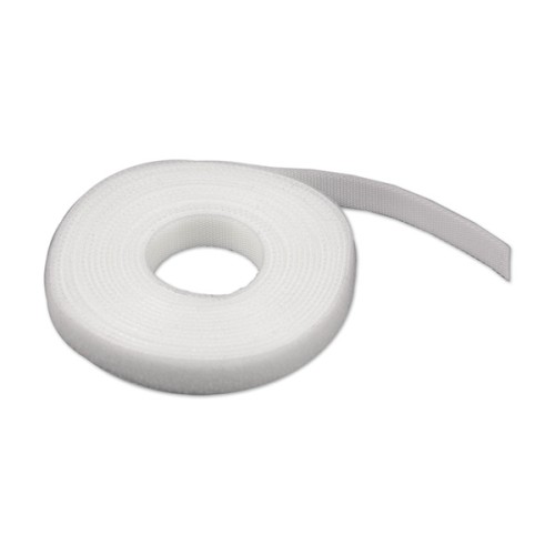 B4247-B Cinta de cierre téxtil doble cara 12mmx3m. Blanco