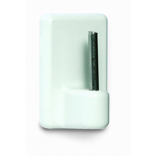 B5006-B Percha Visillos. Blanco. 17 x 25 mm