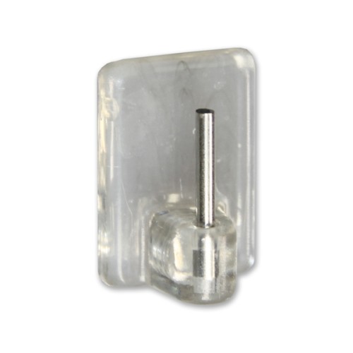 B5006-H Percha Visillos. Transparente. 17 x 25 mm