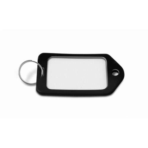 B5012-N Portaetiquetas Grande. Negro. 63 x 39 mm