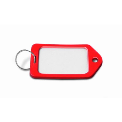 B5012-R Portaetiquetas Grande. Rojo. 63 x 39 mm
