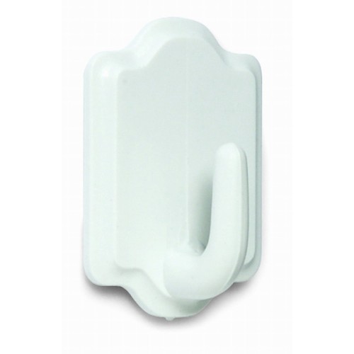 B5019-B Percha plástico. Blanco. 22 x 32 mm