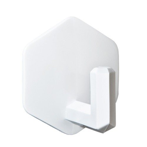 B5021-B Percha Hexagonal. Blanco. 44 x 49 mm