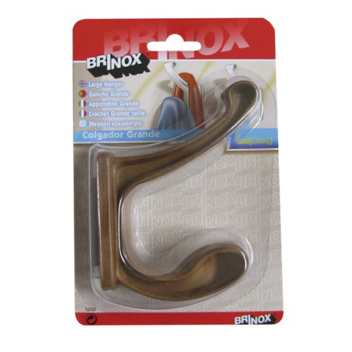 Mod. B5200-J Colgador Grande. Cromado. 120 x 36 mm [Blister 1 unidad]