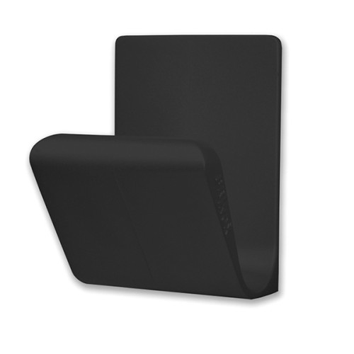 B5203-N Percha Master Adhesiva. Plástico. Negro