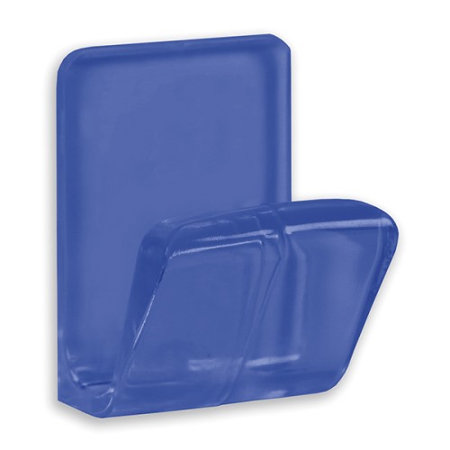 B5204-C Percha Mini Master Adhesiva. Plástico. Azul transparente