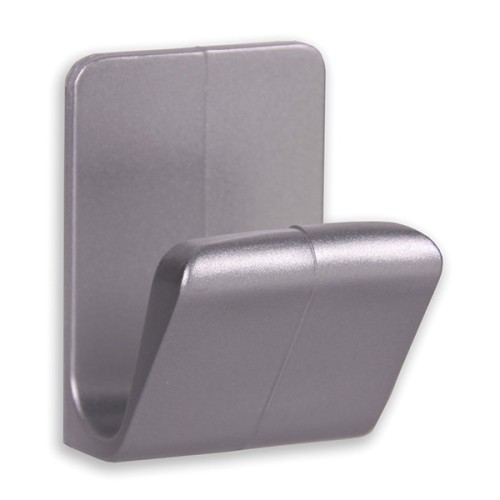 B5204-F Percha Mini Master Adhesiva. Plástico. Cromado Mate