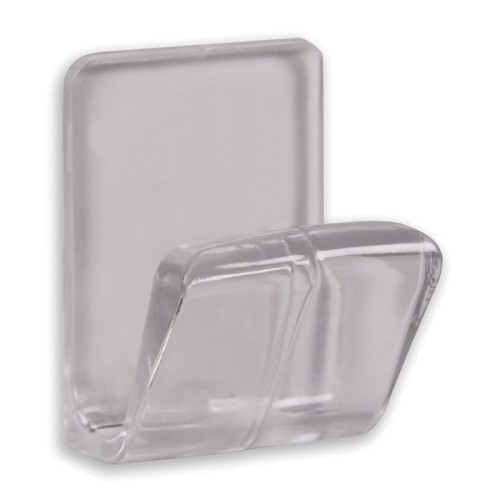 B5204-H Percha Mini Master Adhesiva. Plástico. Transparente