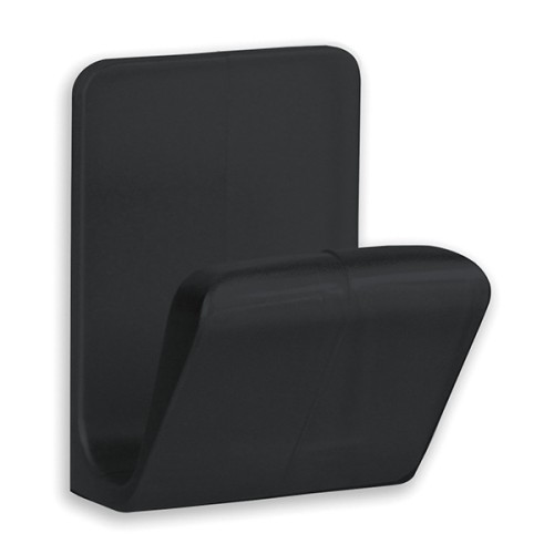 B5204-N Percha Mini Master Adhesiva. Plástico. Negro
