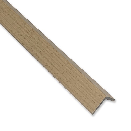 B6045-H Ángulo MDF 30x30mm. Long. 243 cm. Haya