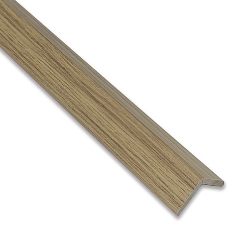 B6045-Y Ángulo MDF 30x30mm. Long. 243 cm. Roble