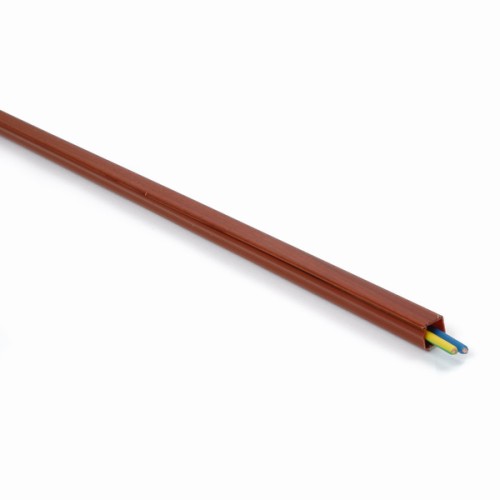 B6060-Z Canal instalaciones. Madera Oscura. 200 cm. Pequeño