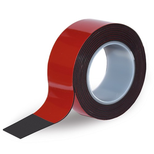 B6227-N Cinta Ahdesiva 2 caras Extra Fuerte. 19mm x 1,5m. Negro. 1,5 m. 19mm