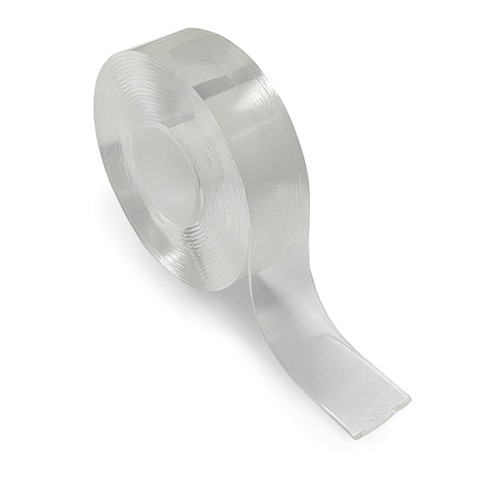 B6230-H Cinta nano adhesiva 2 caras. 19mm x 2,5m. Transparente. 250 cm. 19 mm