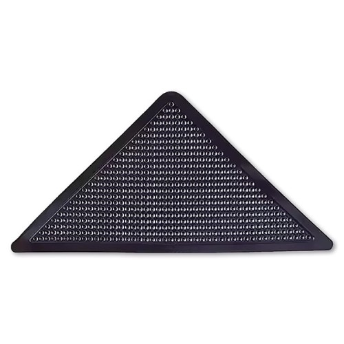 B6265-N Antideslizante alfombras. Reutilizable.110x110mm. Negro. Negro