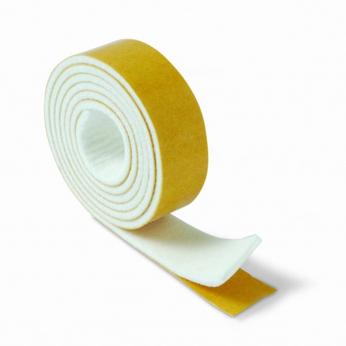 B6272-B Deslizadores Fieltro. Blanco. 19 mm x 1 m