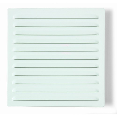 B7001-D Rejilla de Empotrar. Lacado Blanco. 16 x 16 cm