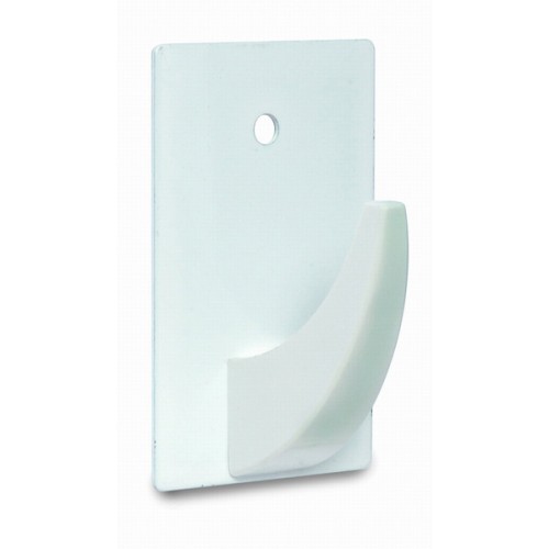 B7015-D Percha Colmillo. Lacado Blanco. 30 x 50 mm