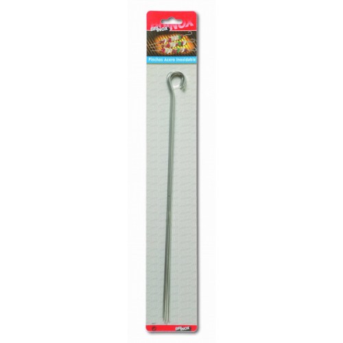 Mod. B7017-E Pincho. Acero Inoxidable. Ø 2,5 mm x 37 cm [Blister 6 unidades]