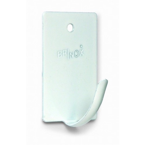 B7018-D Colgador Gancho largo. Lacado Blanco. 23 x 40 mm