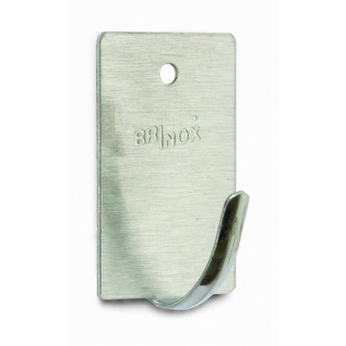 B7018-E Colgador Gancho largo. Acero Inoxidable. 23 x 40 mm