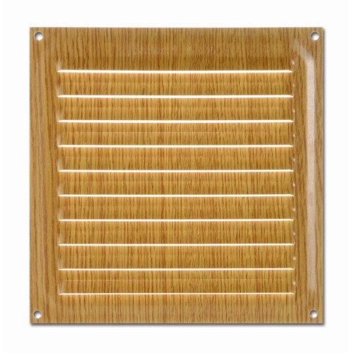 B7022-Y Rejilla de Ventilación. Madera Clara. 15 x 15 cm