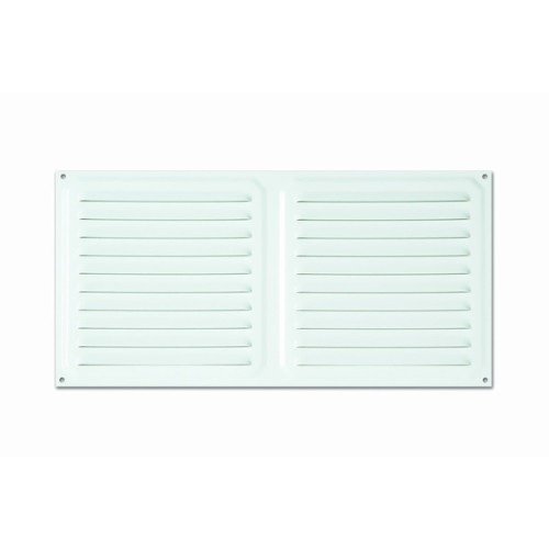 B7024-D Rejilla de Ventilación. Lacado Blanco. 15 x 30 cm