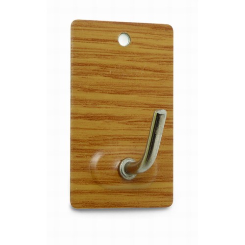 B7026-Z Percha mediana adhesiva. Madera. 26 x 43 mm