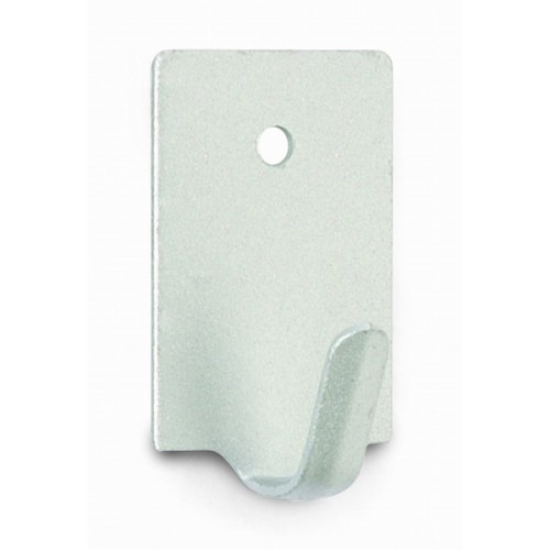 B7027-F Mini Percha adhesiva. Cromado mate. 17 x 26 mm