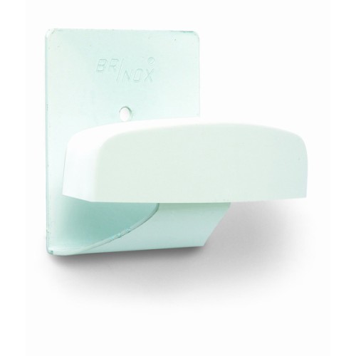 B7044-D Percha Grande. Acero. Lacado Blanco. 42 x 50 mm