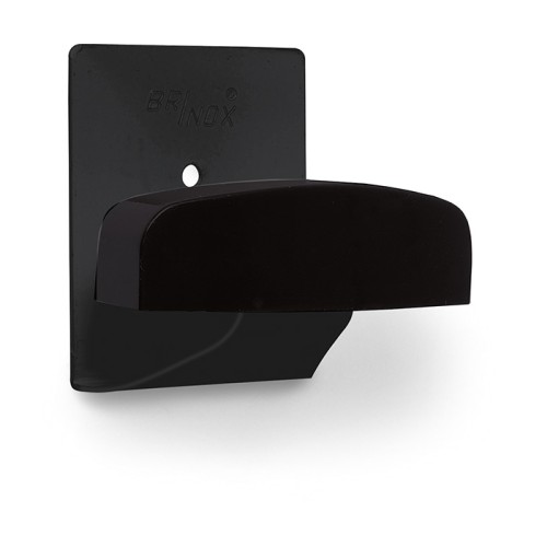 B7044-N Percha Grande. Acero. Lacado Negro. 42 x 50 mm