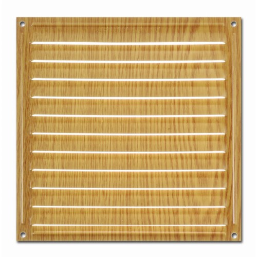 B7050-Y Rejilla de Ventilación. Madera Clara. 17 x 17 cm