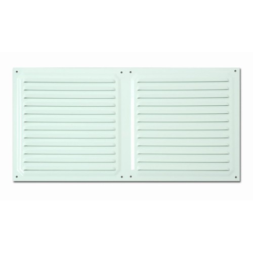 B7054-D Rejilla de Ventilación. Lacado Blanco. 20 x 40 cm
