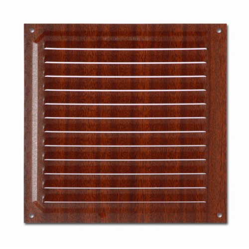 B7058-Z Rejilla de Ventilación. Madera Oscura. 20 x 20 cm