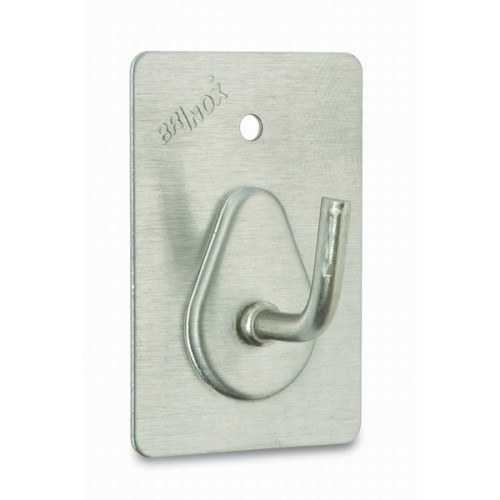 B7201-E Percha Gancho grande. Acero Inoxidable. 36 x 53 mm