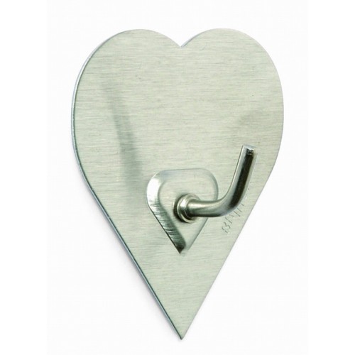 B7212-E Perchas diseño Poker. Acero Inoxidable. 52 x 44 mm