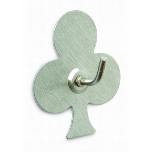 B7213-E Perchas diseño Poker. Acero Inoxidable. 52 x 44 mm