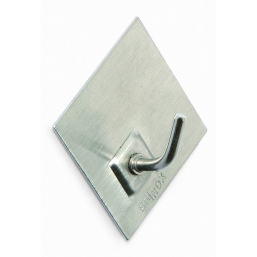 B7214-E Perchas diseño Poker. Acero Inoxidable. 52 x 44 mm