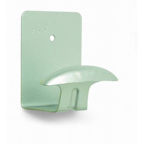 B7241-F Percha acero Lacada. Cromado mate. 40 x 55 mm