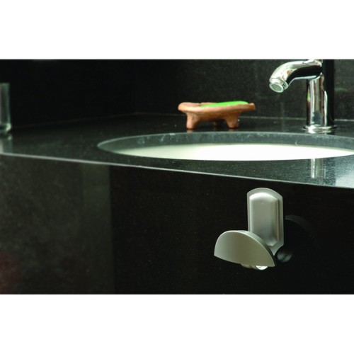 Mod. B7242-F Perchero Media Luna. Cromado mate. 45 x 84 mm [Blister 1 unidad]