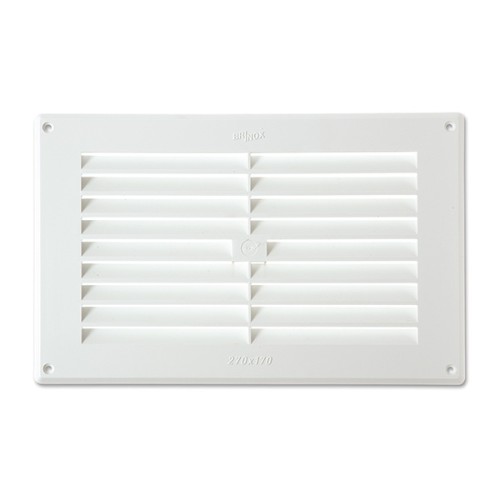 B7263-B Rejilla Horizontal. Blanco. 17 x 27 cm